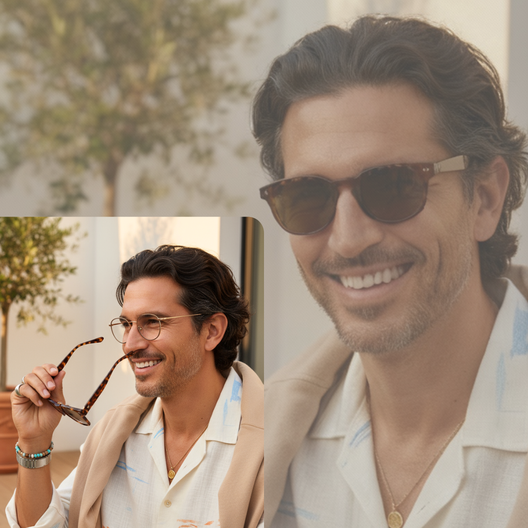VANTAGE Men's Polarized Fit-Over Sunglasses