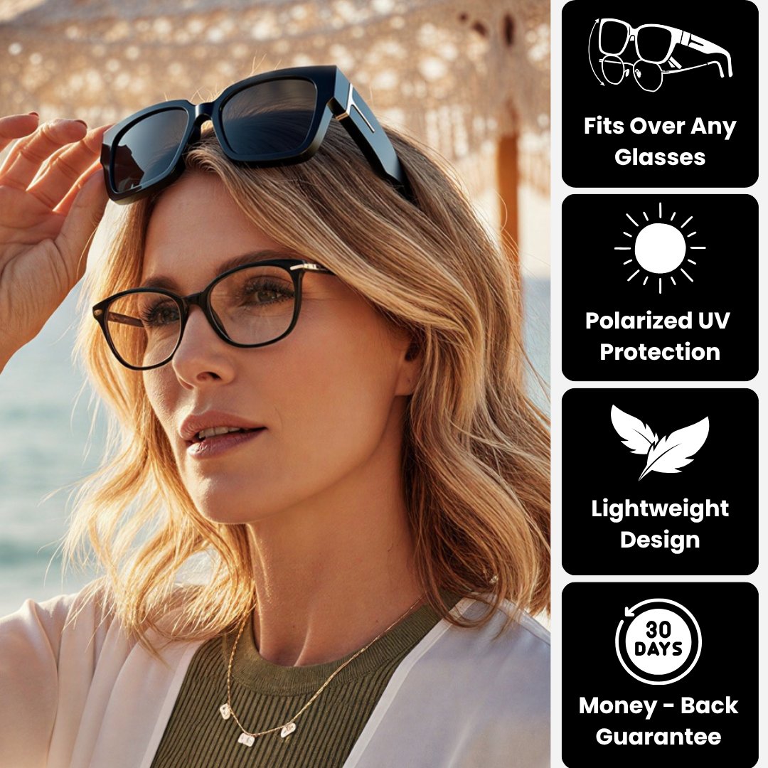 VANTAGE Women's Polarized Fit-Over Sunglasses